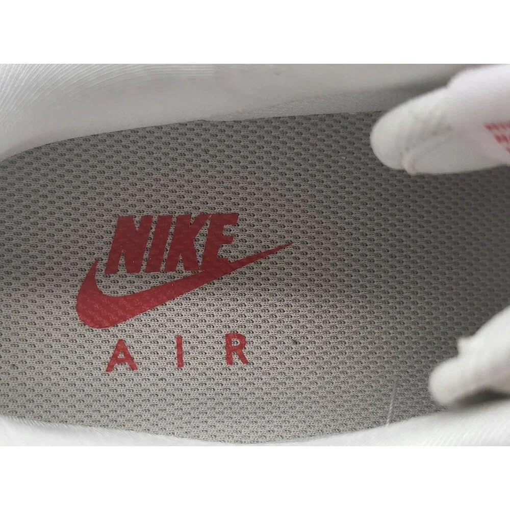 Nike Air Force‎ 1 07 LV8 Womens 6 White Black Patent Sneakers DQ7570-001